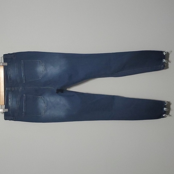 Vanilla Star jeans women's size 11 blue button-fly highrise high-rise high rise - Picture 2 of 8